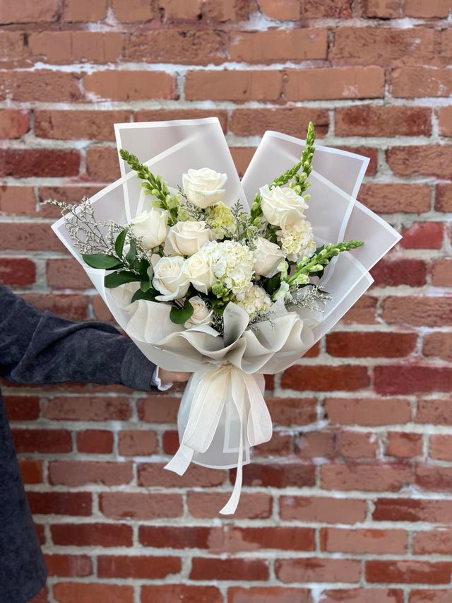 Mixed Floral Premium Wrap Bouquet - Small | Fractal Flora