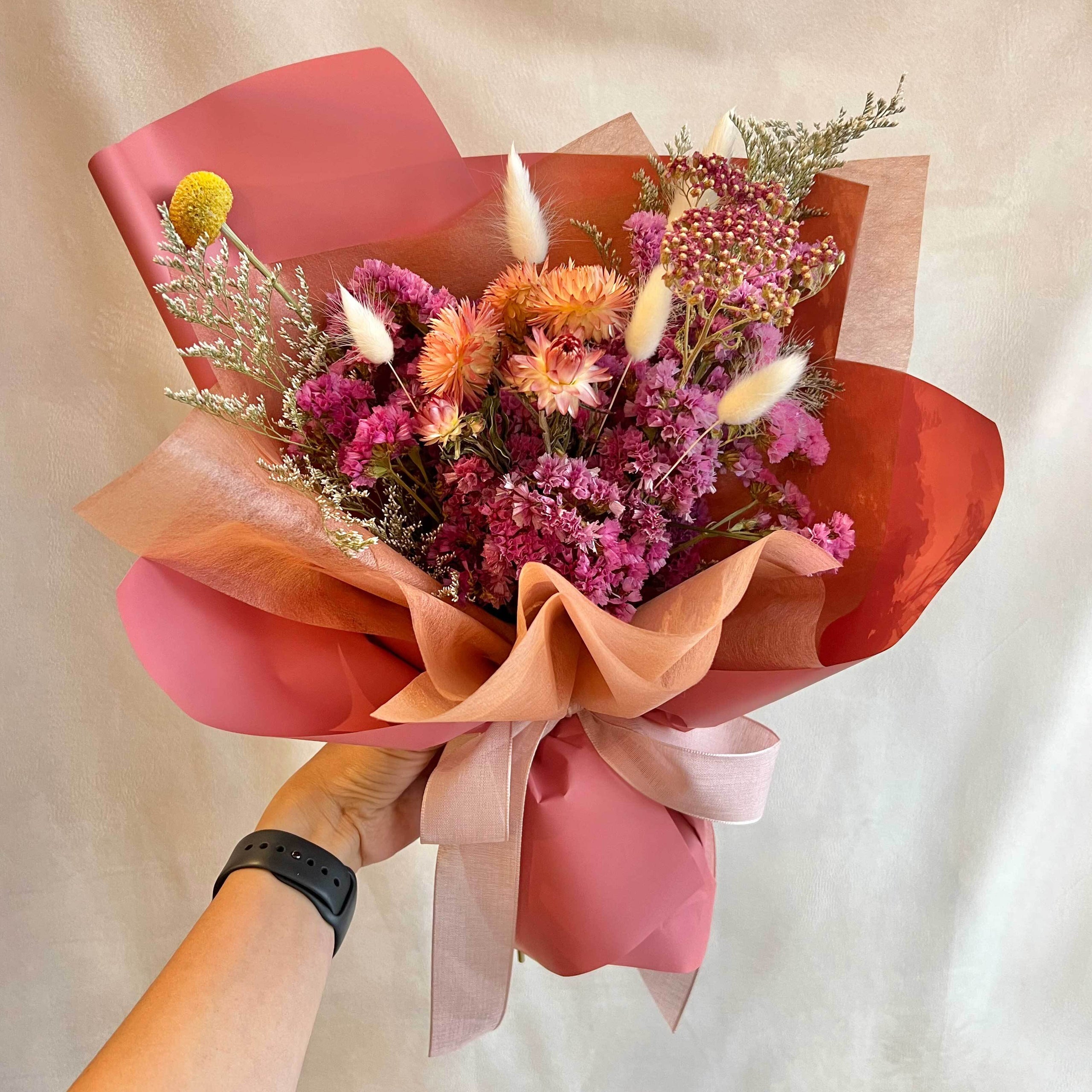 Wrapped Bouquet - Dried Flower Premium Wrap